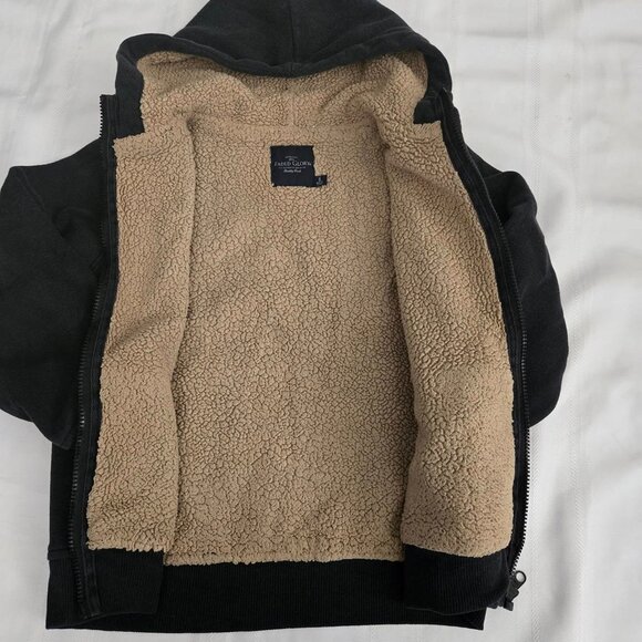 Boys Size Medium Faded Glory Full Zip Sherpa Lined Hoodie - Picture 5 of 10